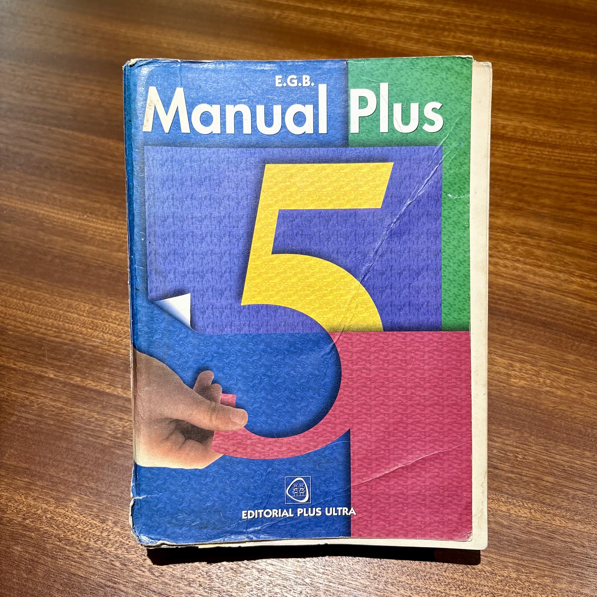 Libros educativos – Manual Plus EGB 4-5-6 Editorial Plus Ultra – 1995